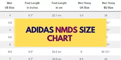 nmd rot adidas|Adidas NMD size chart.